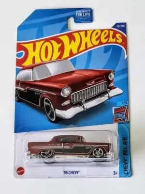 Hot Wheels 2022 Chevy Bel-Air Series 1 of 5 1955 Chevy Red HCW84