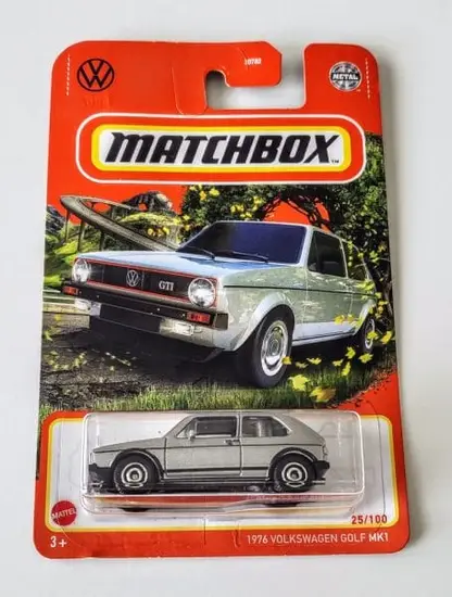 Matchbox 2022 MBX Highway 25 of 100 1976 Volkswagen Golf Mk1 gray HFP42