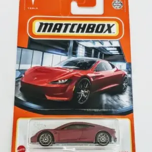 Matchbox 2021 MBX Showroom 4 of 100 Tesla Roadster Red GVX33