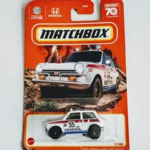 Matchbox 2023 7 of 100 – 1970 Honda N600 Off road white HKW33