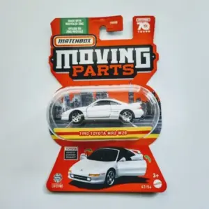 Matchbox 2023 Moving Parts 47 of 54 - 1990 Toyota MR2 W20 white HLF32