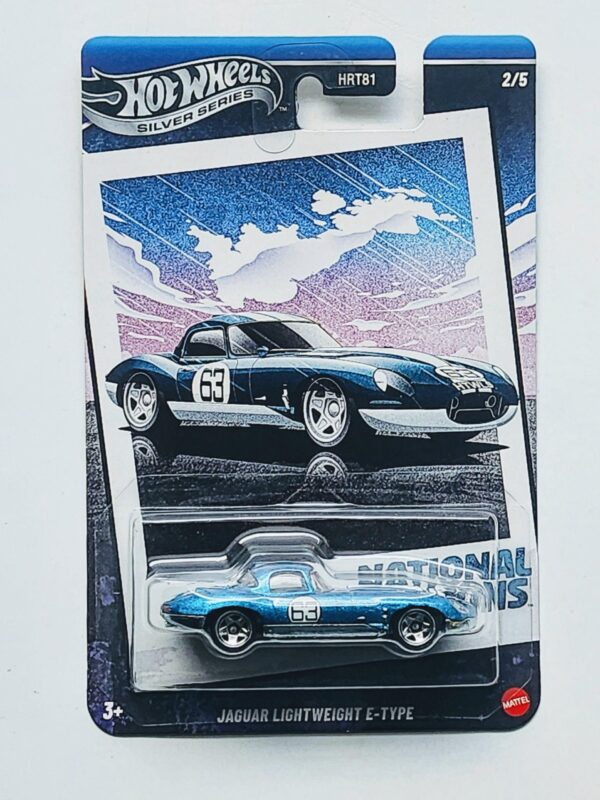Hot Wheels 2025 Silver series Vintage Racing Club National Icons 2 of 5 Jaguar Lightweight E-Type JBY90