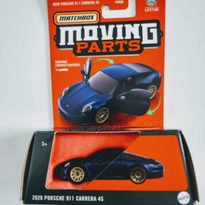 Matchbox 2024 Moving Parts 15 of 54 2020 Porsche 911 Carrera 4s Night blue HVN02