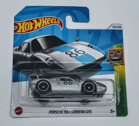 Hot wheels 2024 HW Exotics 1 of 10 Porsche 904 Carerra GTS gray short card