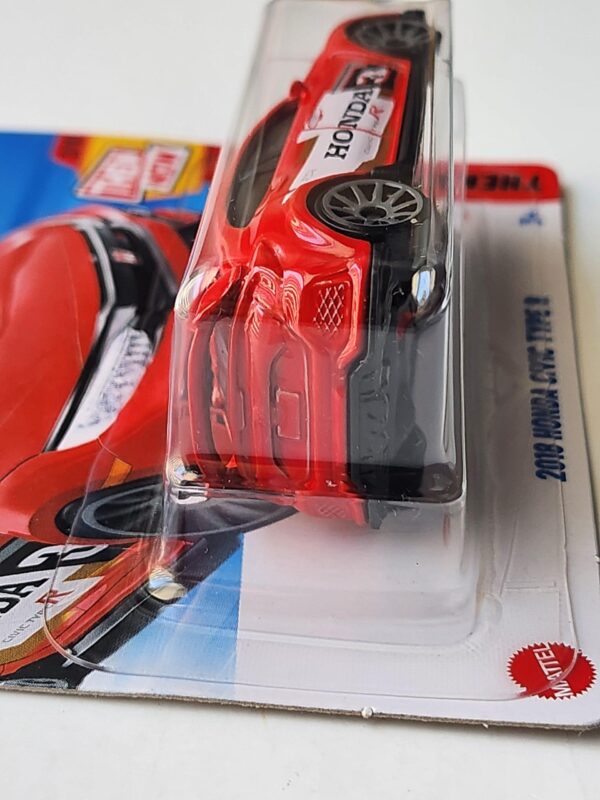 Hot wheels 2025 Then and Now - 2018 Honda Civic Type-R red short card HYY64