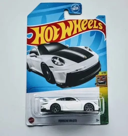 Hot Wheels 2023 HW Exotics 2 of 10 Porsche 911 GT3 white kroger exclusive HKL49