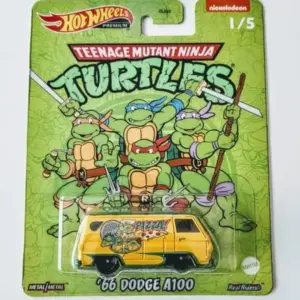 Hot Wheels 2022 Pop Culture Mix Teenage Mutant Ninja Turtles 1 of 5 1966 Dodge A100 HCN86