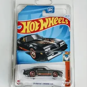 Hot Wheels 2024 Muscle Mania 4 of 5 1977 Pontiac Firebird T/A Trans-Am black Super Treasure Hunt HTF40 with protector