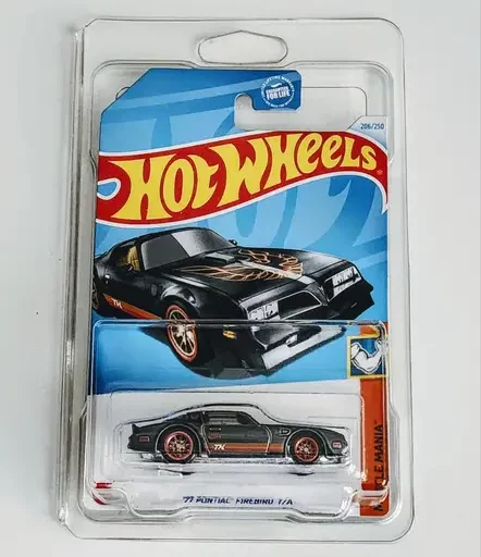 Hot Wheels 2024 Muscle Mania 4 of 5 1977 Pontiac Firebird T/A (Trans-Am) black  Super Treasure Hunt HTF40 w/ protector