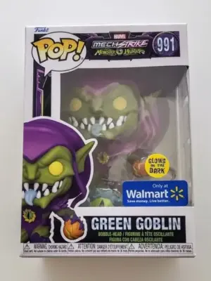 Funko Pop Marvel Mech Strike 991 Green Goblin (Glow in the Dark Walmart)