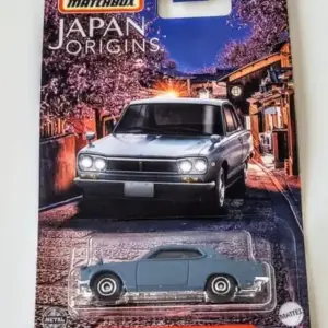 Matchbox 2022 Japan Origins 6 of 12 1971 Nissan Skyline 2000 GTX blue
