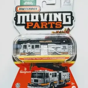Matchbox 2023 Moving Parts 27 of 54 Seagrave Firetruck gray 70th Special Edition HLG12