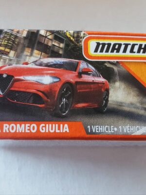 Matchbox 2020 Power Grabs MBX City 2016 Alfa Romeo Giulia Rosso Alfa GKN25