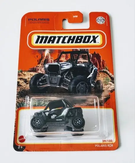 Matchbox 2022  MBX Off Road 36 of  100 Polaris Rzr Black HFP49