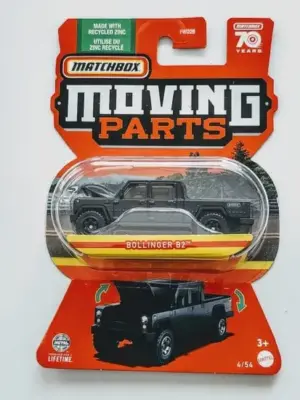 Matchbox 2023 Moving Parts 4 of 54 Bolinger B2 black HLF89