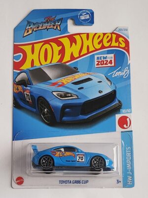 Hot wheels 2024 HW J-imports 10 of 10 Toyota GR86 Cup Toni  Briedinger blue HRY77