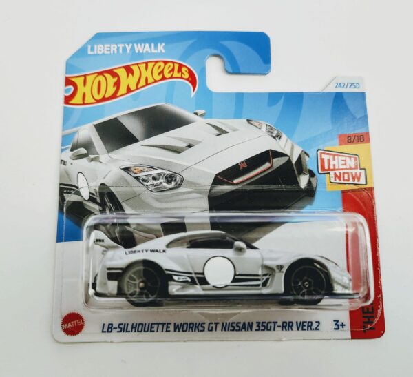 Hot Wheels 2024 Then and Now 8 of 10  LB Silhouette Works GT Nissan 35GT-RR Ver.2 gray short card HTC72