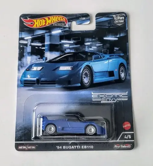 Hot Wheels 2022 Car Culture Exotic Envy series 4 of 5 1994 Bugatti Eb110 HCJ89