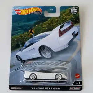 Hot Wheels 2022 Car Culture Mountain Drifters 3 of 5 2003 Honda NSX Type-R White HCK00