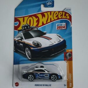 Hot wheels 2024 HW Turbo 5 of 5 Porsche 911 Rallye Dakar white HRY70