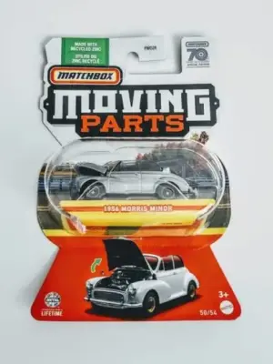 Matchbox 2023 Moving Parts 70th anniversary 50 of 54 1956 Morris Minor gray HLG35