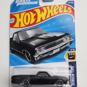 Hot wheels 2025 HW Screen Time Fast and Furious Chevy El Camino matte black HYY83