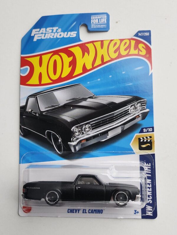 Shop Hot wheels 2025 HW Screen Time Fast and furious Chevy El Camino matte black HYY83