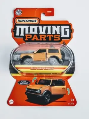 Matchbox 2022 Moving Parts 11 of 50 - 2021 Ford Bronco orange HFM40