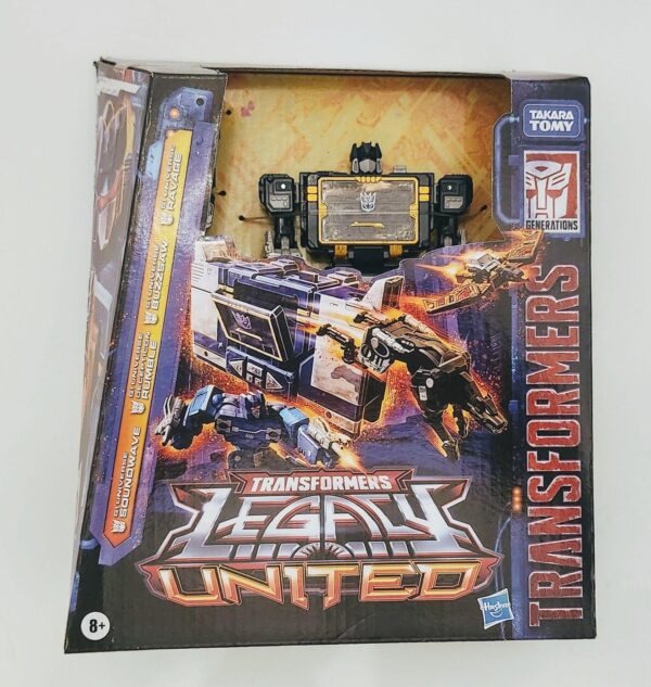 Transformers legacy united Voyager Class- Soundwave (G1) w/Rumble Ravage Buzzsaw F9188