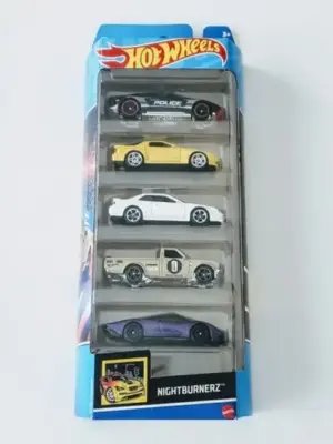 Hot Wheels 2022 5 packs Night Burnerz HFV93 - Datsun 620 Kaido House