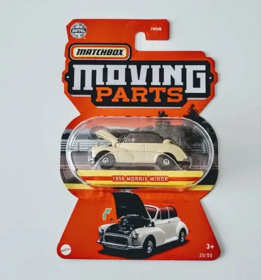 Matchbox 2022 Moving Parts 20 of 50 - 1965 Morris Minor beige HFM56