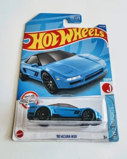 Hot Wheels 2022 HW J-Imports 6 of 10 - 1990 Acura NSX Blue HCV83