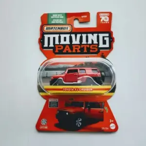 Matchbox 2023 Moving Parts 30 of 54 Toyota FJ Cruiser red HLF15