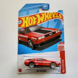 Hot Wheels 2023 Target Red Edition 10 of 12 DMC DeLorean red HKL62