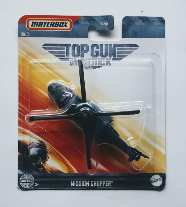 Matchbox Skybusters - Top Gun Maverick 30 of 31 Mission Chopper blue HBL52