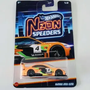 Hot Wheels 2024 Neon Speeders Series 3 HLH72-956C 4 of 8 BMW M3 GT2 orange HRW78 Hot Wheels 2024 Neon Speeders Series 3 HLH72-956C 4 of 8 BMW M3 GT2 orange HRW78