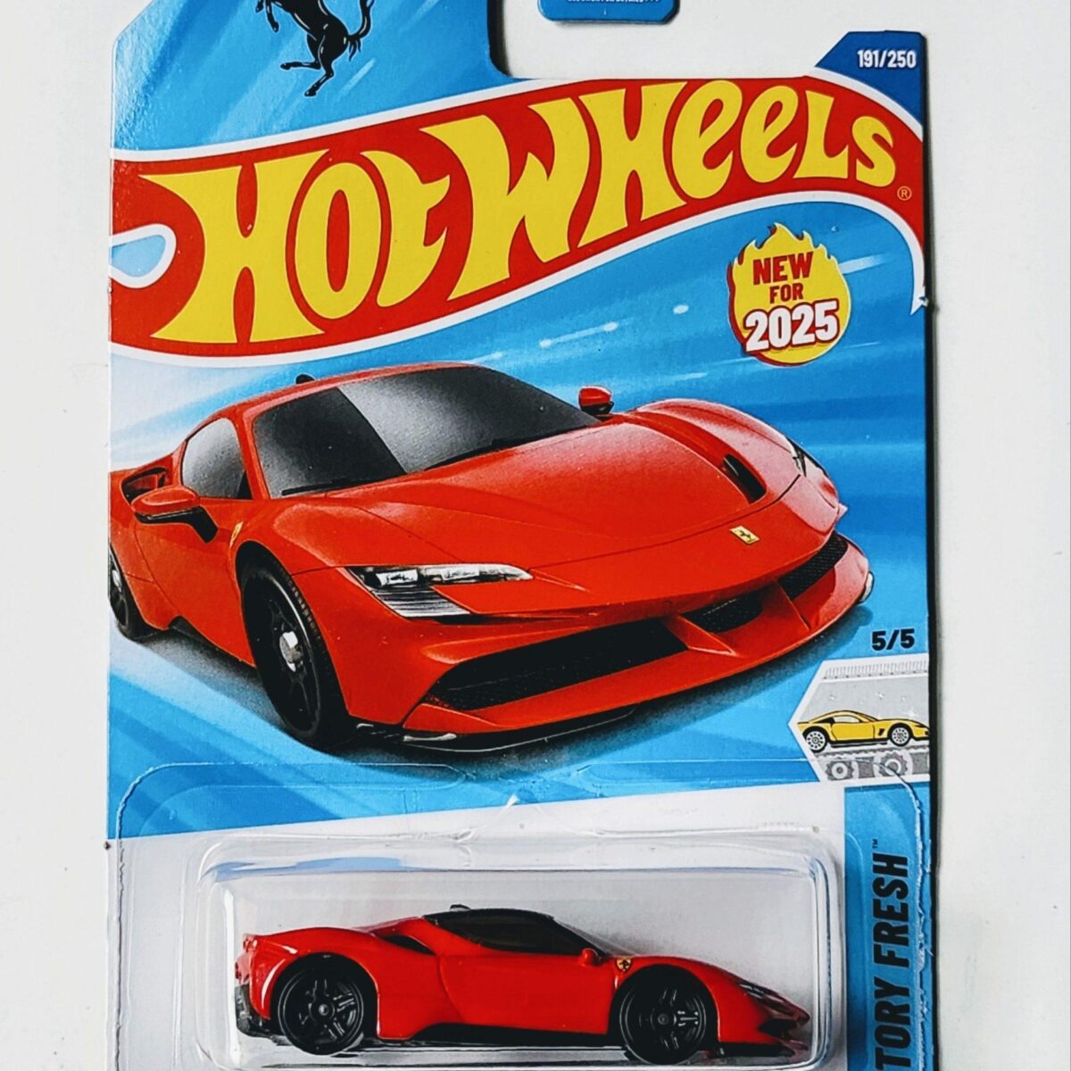 Hot wheels 2025 Factory Fresh Ferrari SF90 Stradale red HYW34