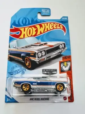 Hot Wheels 2021 Muscle Mania  AMC Rebel Machine 16 of 18 Zamac GTD29