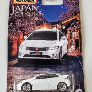 Matchbox 2022 Japan Origins 3 of 12 2008 Honda Civic Type R white HFJ20 Matchbox 2022 Japan Origins 3 of 12 2008 Honda Civic Type R white HFJ20