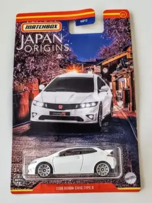 d973946b-5602.webp Matchbox 2022 Japan Origins 3 of 12 2008 Honda Civic Type R white HFJ20