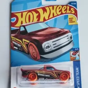 Hot Wheels 2022 HW Speed Team 5 of 5 Draftnator Treasure Hunt Red HCY05