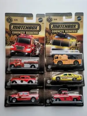 Matchbox 2023 County Rescue Series Complete Set GGF12-957A