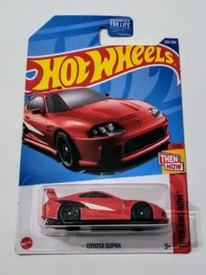 Hot Wheels 2022 Then and Now 5 of 10 Toyota Supra Red HCV16 Hot Wheels 2022 Then and Now 5 of 10 Toyota Supra Red HCV16