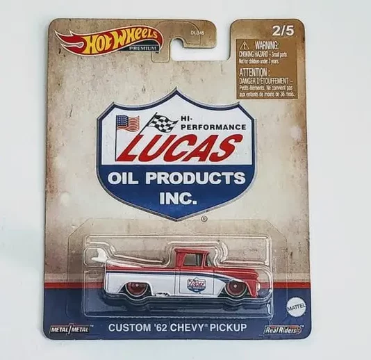 Buy Hot Wheels 2023 Pop Culture - Vintage oil series 2 of 5 Custom 1962 Chevy Pickup Lucas Oil HKD00