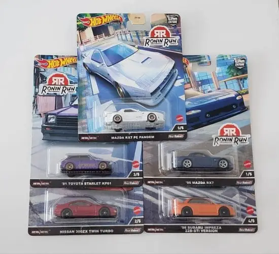Hot wheels 2022 Car Culture Ronin Run Complete set FPY86-957P