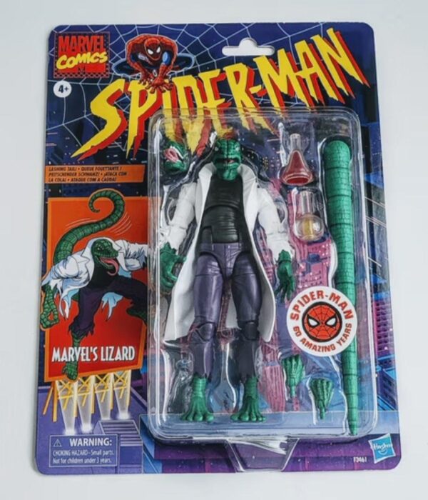 Marvel legends retro 6 inch - Spiderman - Lizard F3461 (Walmart exclusive)