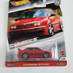 Hot Wheels Premium 2021 Car Culture Modern Classics Series 3 - 4 of 5 Volkswagen Jetta MK3 red GJP98