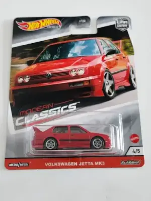 Hot Wheels Premium 2021 Car Culture Modern Classics Series 3 - 4 of 5 Volkswagen Jetta MK3 red GJP98
