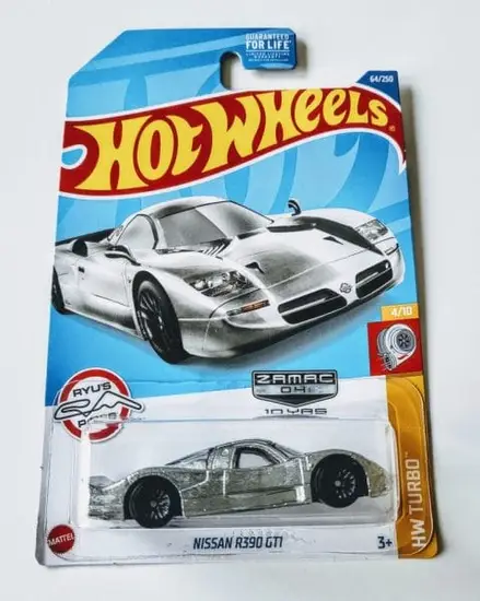 Hot Wheels 2022 HW Turbo 4 of 10 Nissan R390 GTI Zamac HCT77