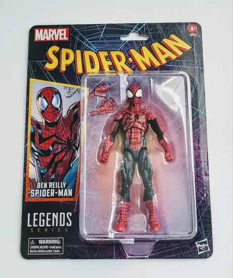 Marvel legends retro Spiderman Ben Reilly Spiderman F6567